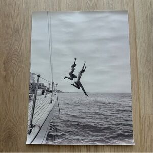 Jump Ship Canvas Art Print Poster